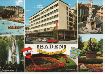 Ansichtskarte Baden - Heilbad u. Kurstadt